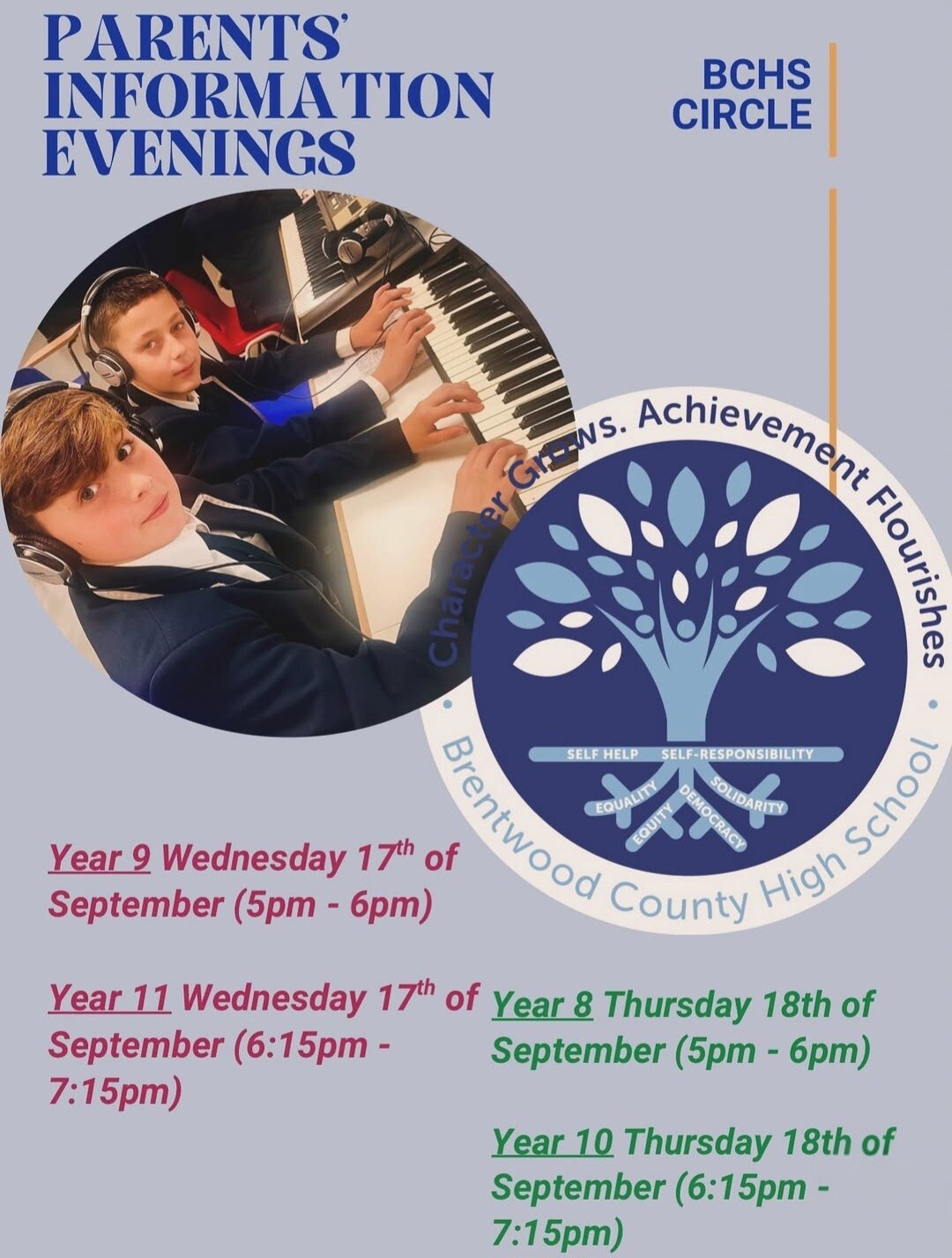 Parents Information Evening