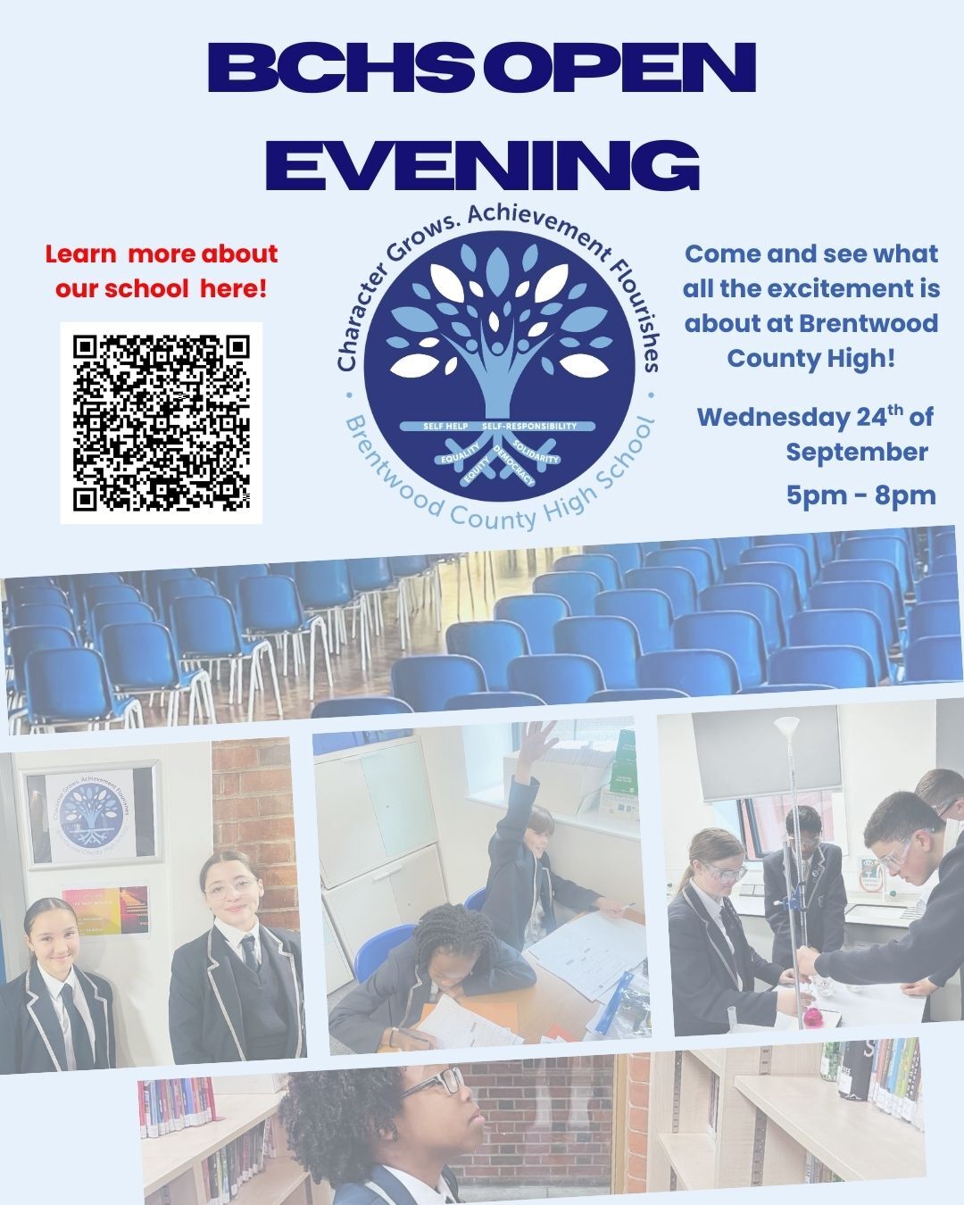Open Evening Flyer